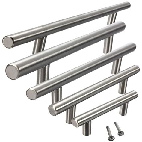 kitchen cabinets handles stainless steel|stainless steel handles for wardrobe.